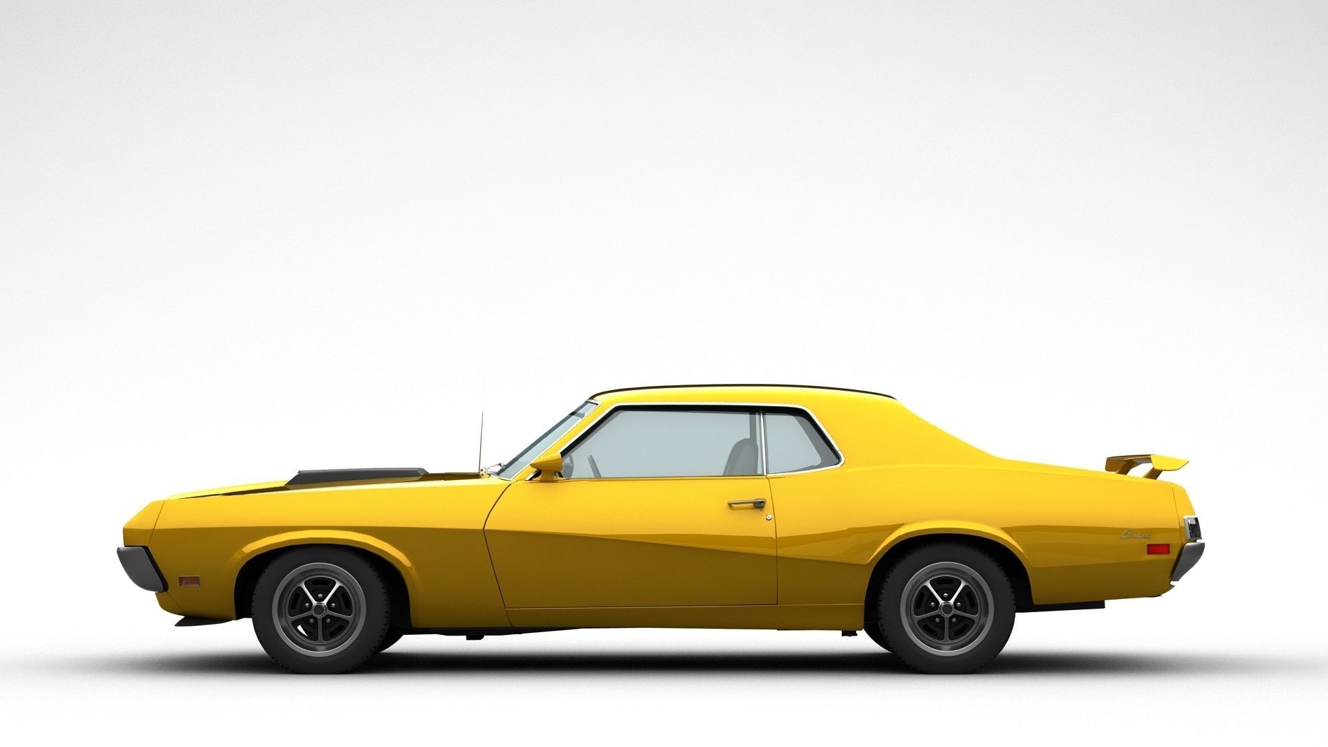 Mercury Cougar 3D model_1