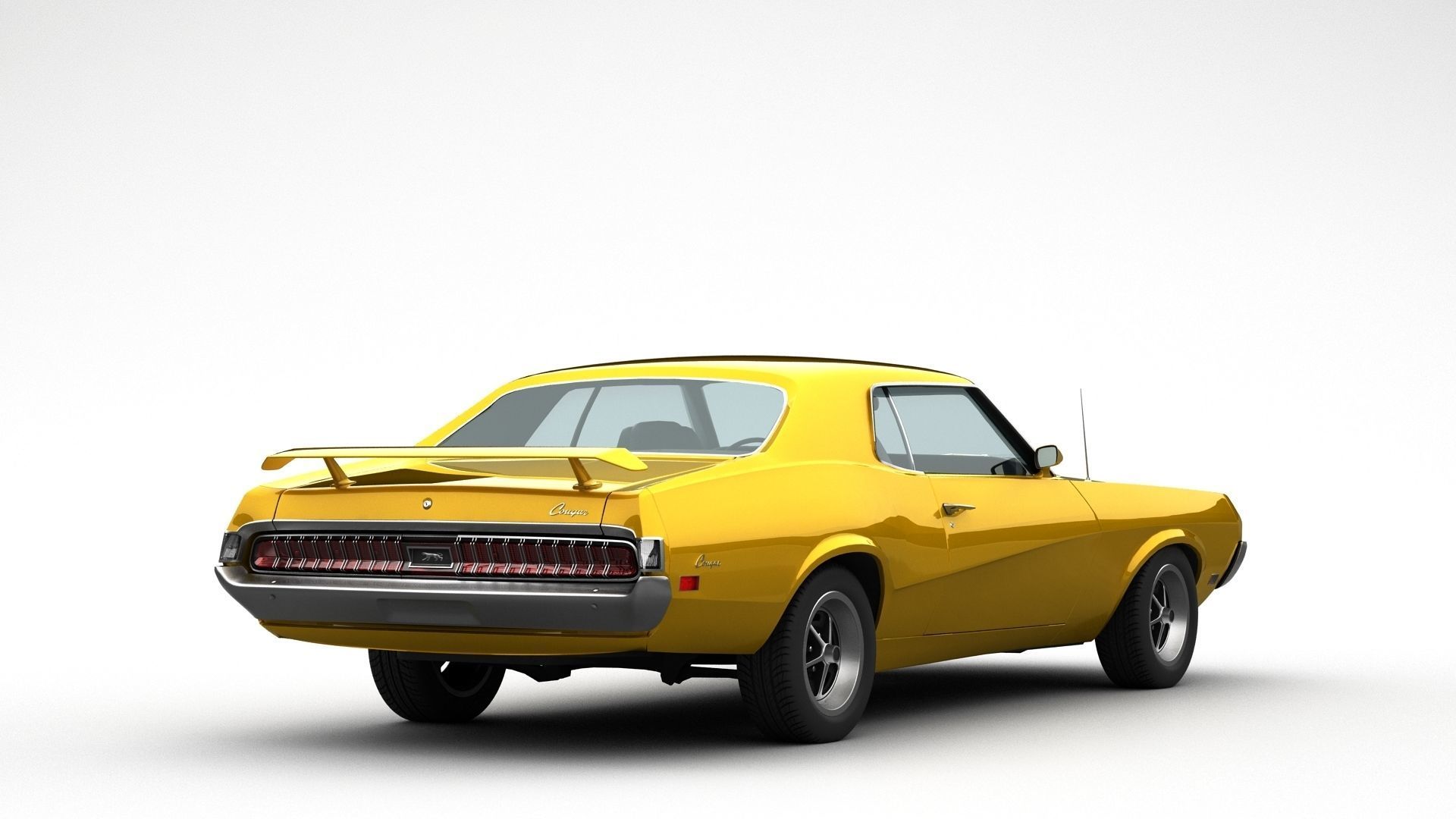 Mercury Cougar 3D model_5