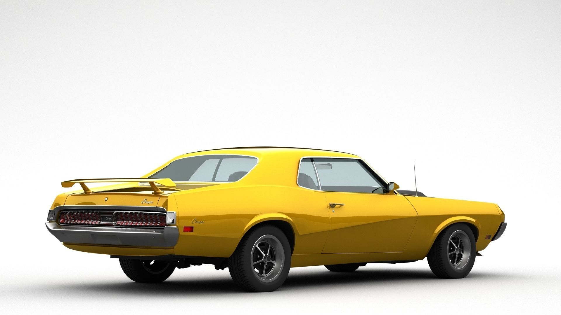 Mercury Cougar 3D model_6