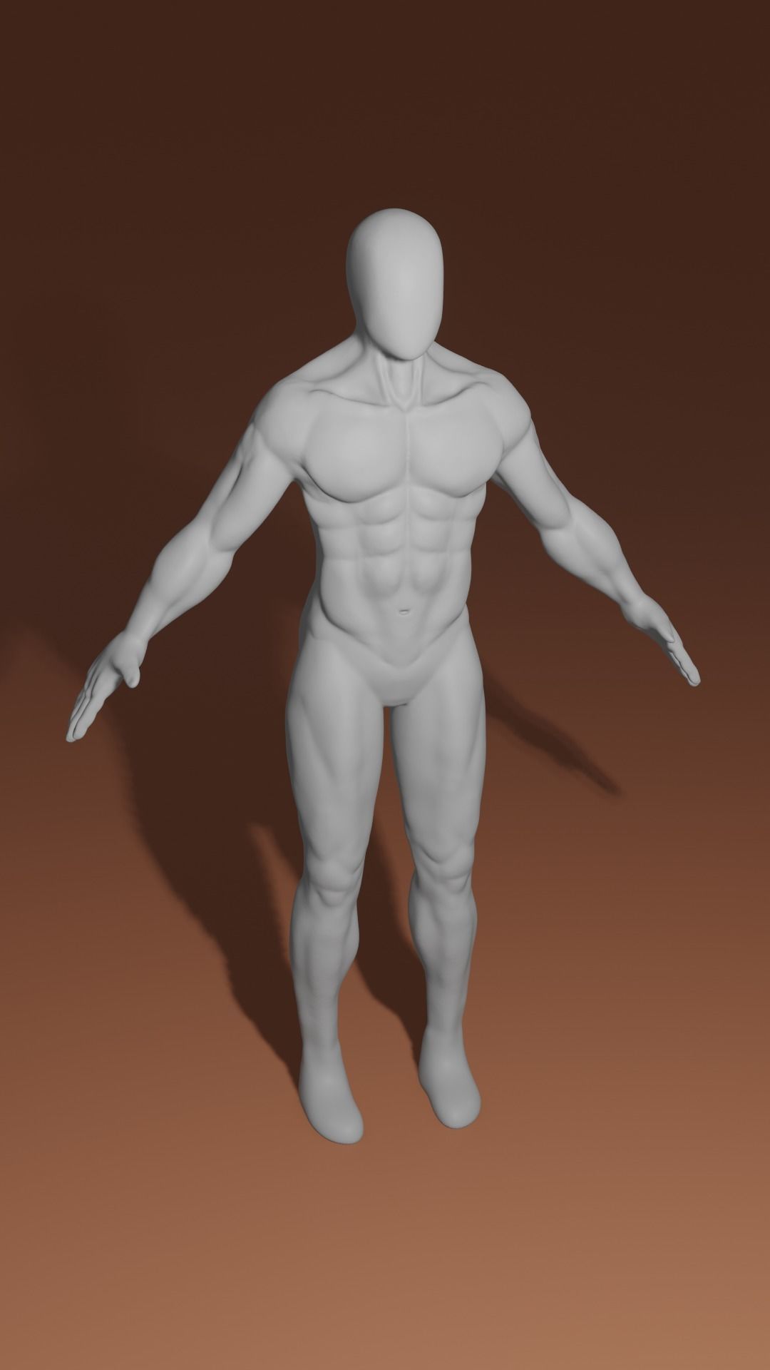 high poly male human body free 3D model | CGTrader