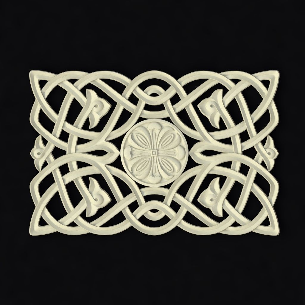 Collection 30 high quality center decors for furniture ornaments 3D model_2