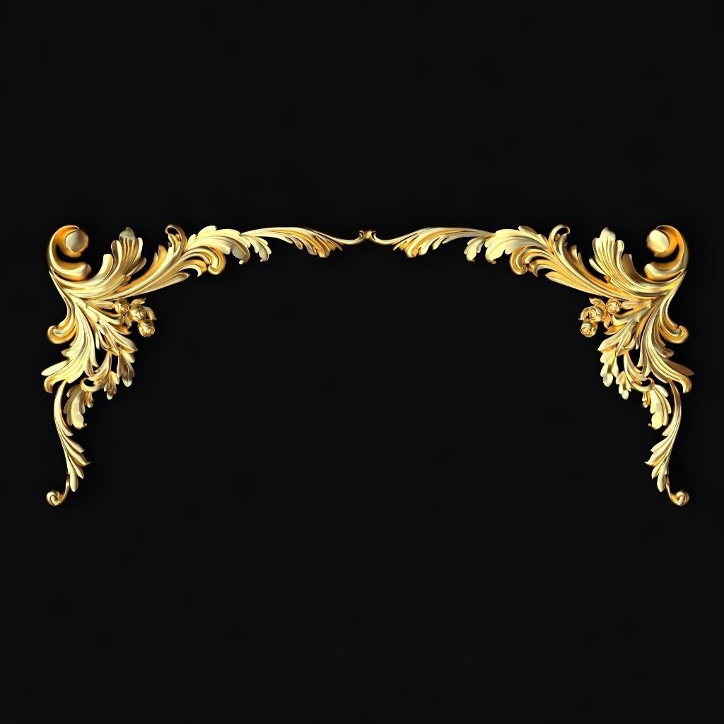 Collection 30 high quality center decors for furniture ornaments 3D model_12