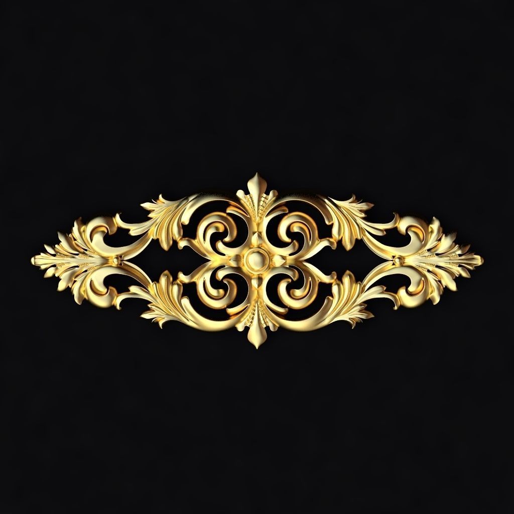 Collection 30 high quality center decors for furniture ornaments 3D model_19