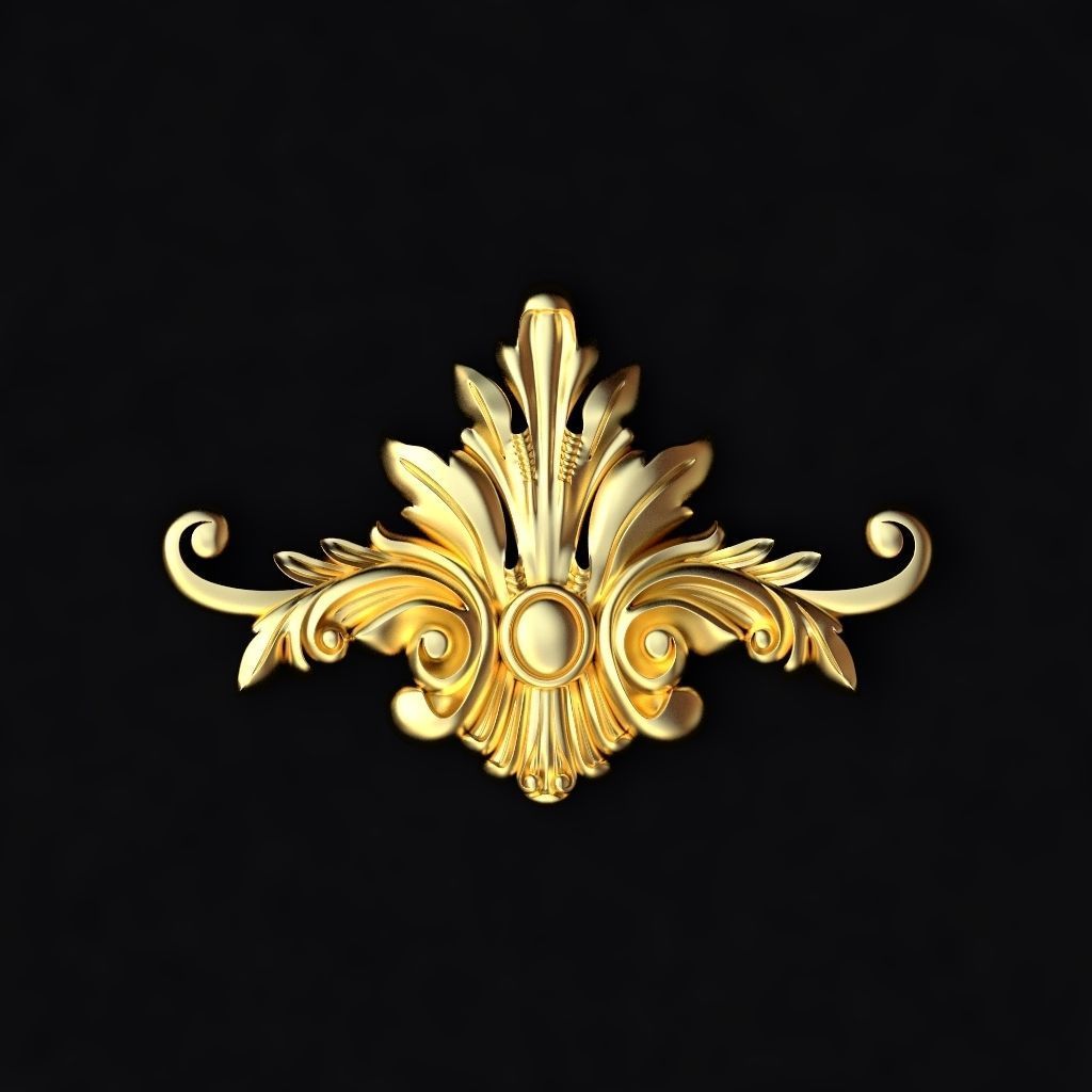 Collection 30 high quality center decors for furniture ornaments 3D model_22