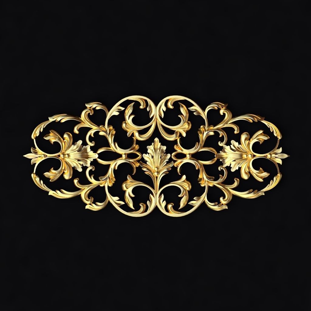 Collection 30 high quality center decors for furniture ornaments 3D model_25