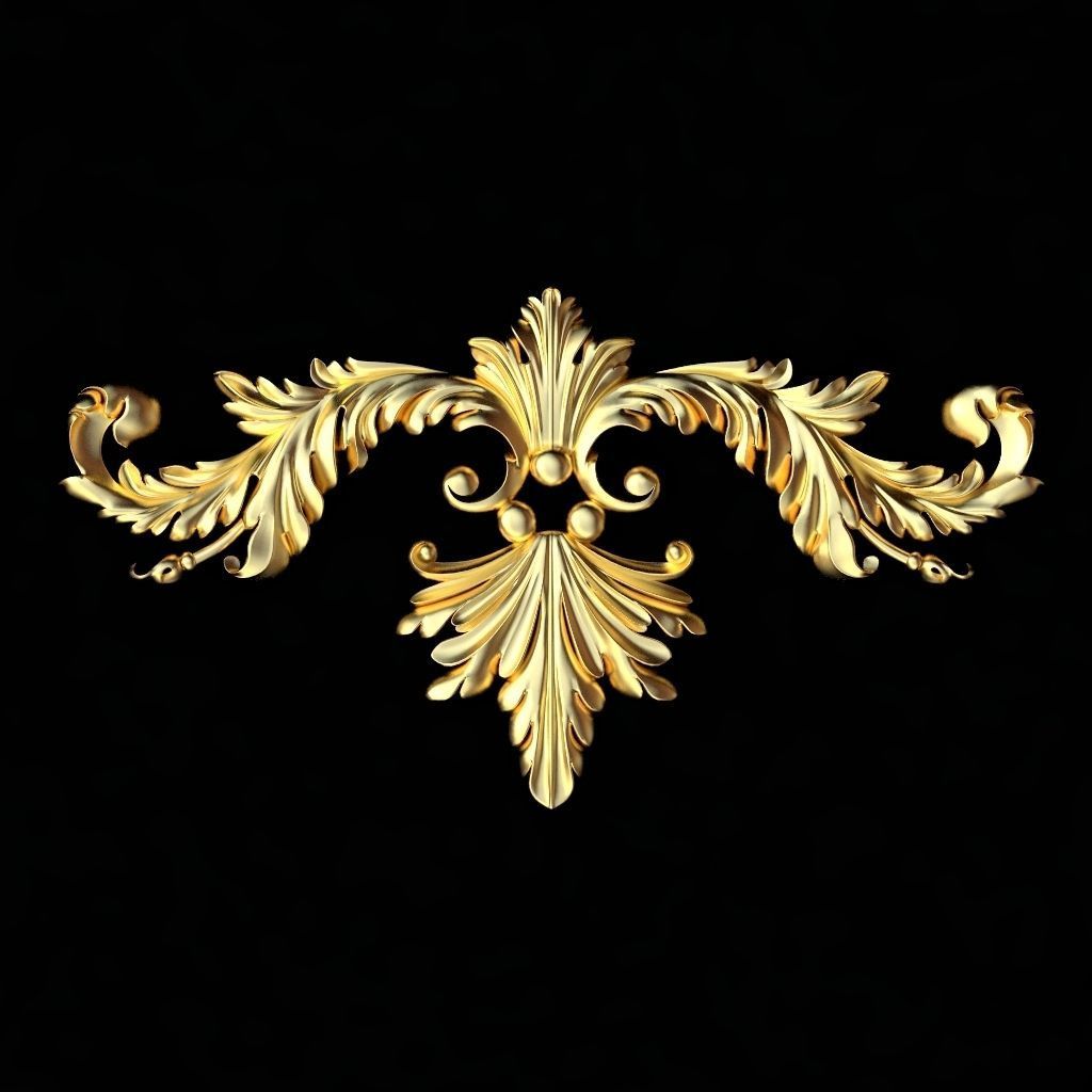 Collection 30 high quality center decors for furniture ornaments 3D model_21