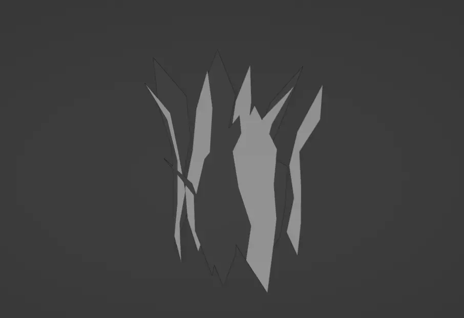 Stylized Grass gameReady 2 Free low-poly 3D model_0