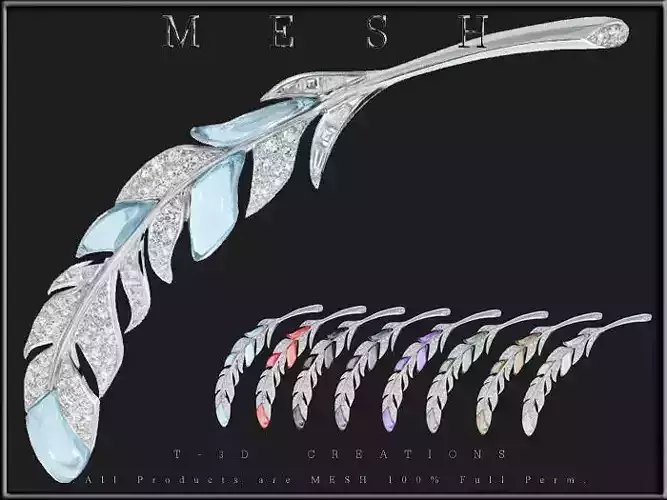 Feather Crystal - 8 Colors