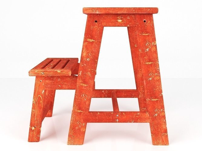 climbing chair 3D model 2