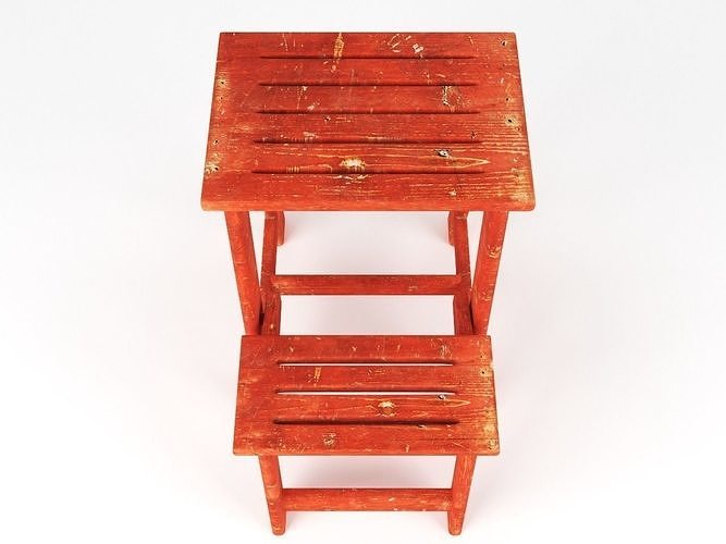 climbing chair 3D model 5