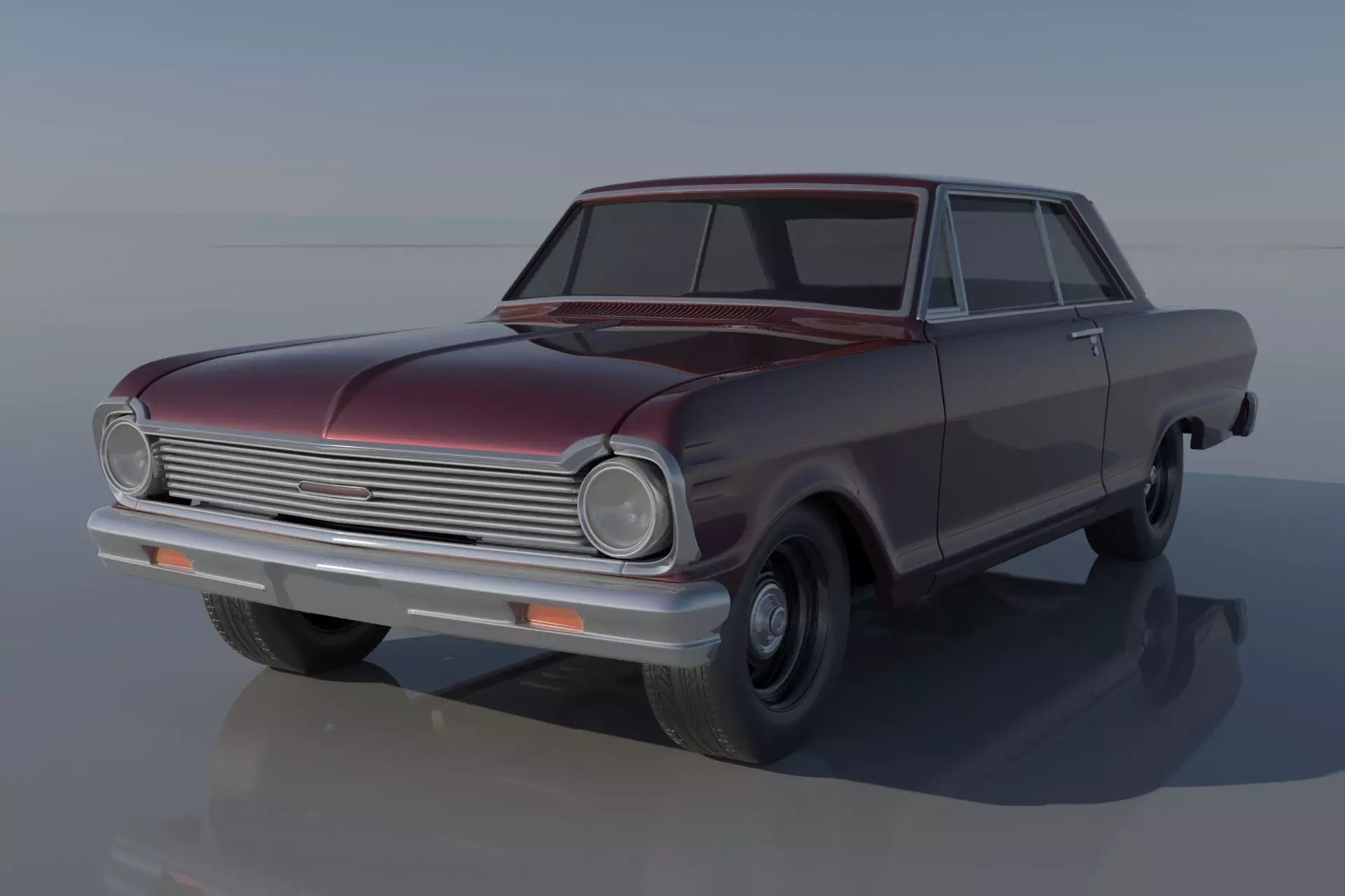 Chevrolet Nova 1965  3D print model_0