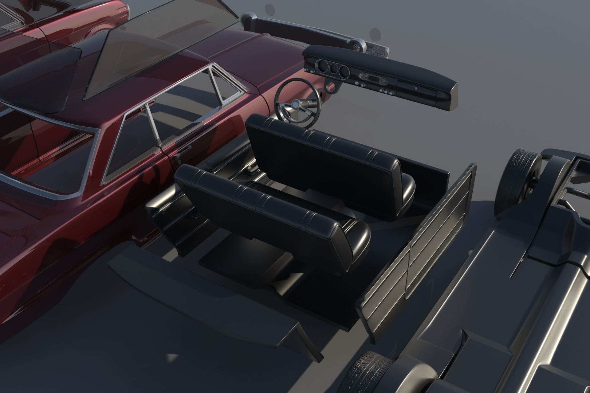 Chevrolet Nova 1965  3D print model_19