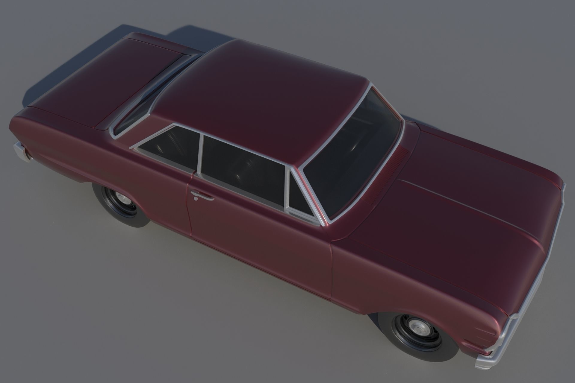 Chevrolet Nova 1965  3D print model_7