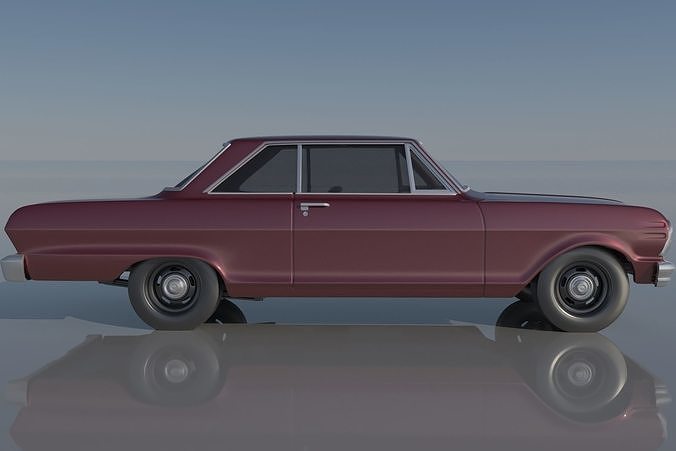 Chevrolet Nova 1965  3D print model 6