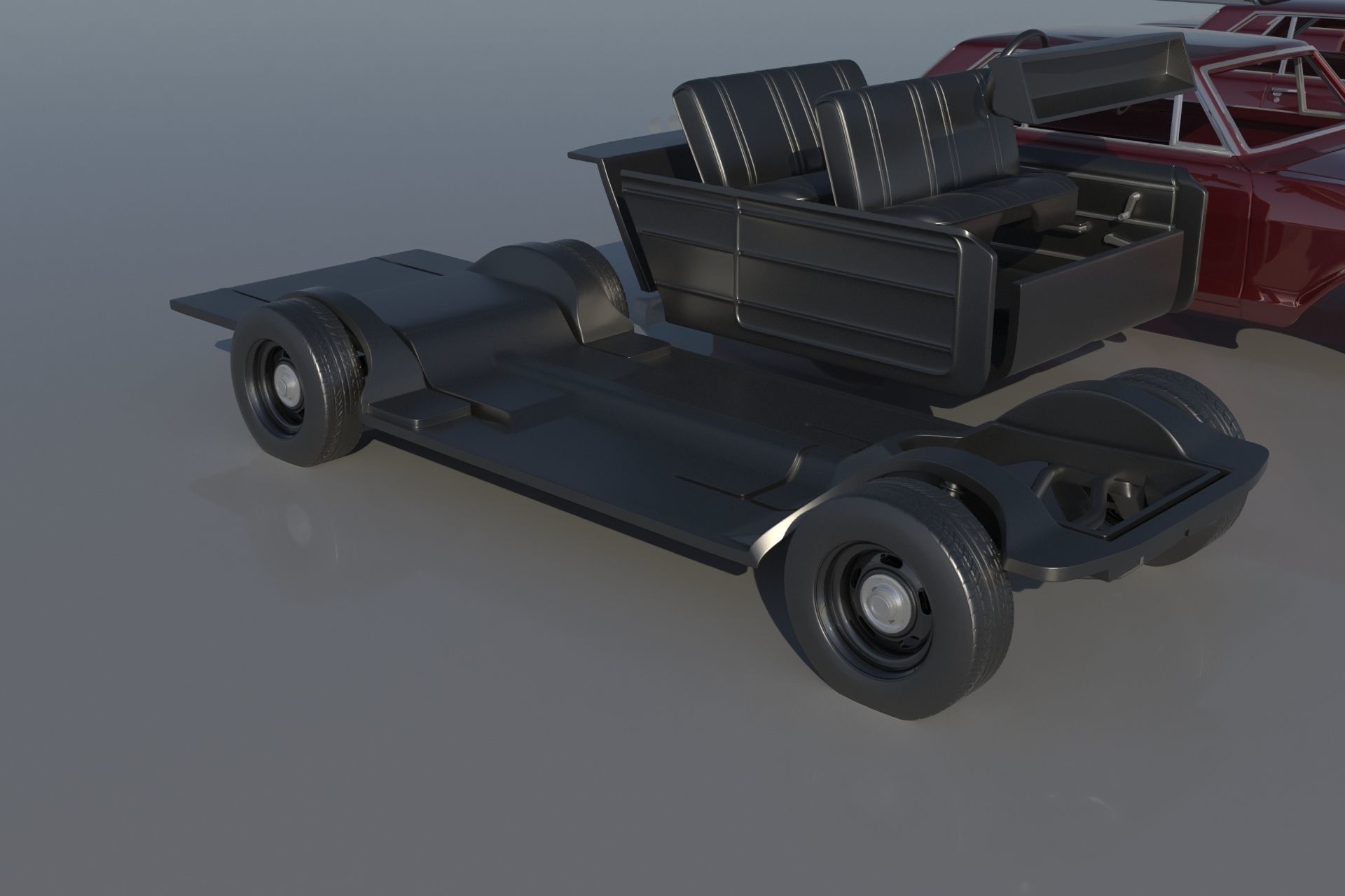 Chevrolet Nova 1965  3D print model_20