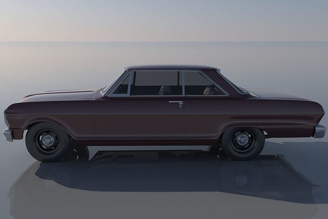 Chevrolet Nova 1965  3D print model 2