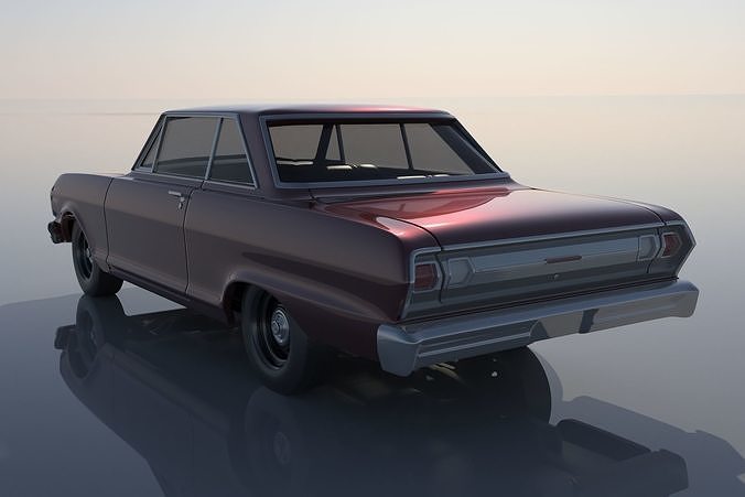 Chevrolet Nova 1965  3D print model 3