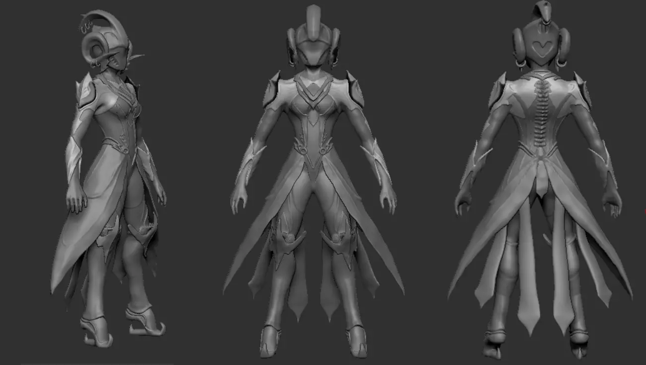 Migrainie Low-poly 3D model_0