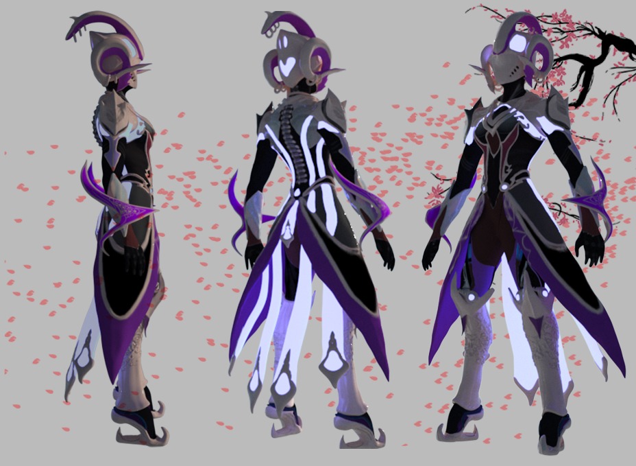 Migrainie Low-poly 3D model_1