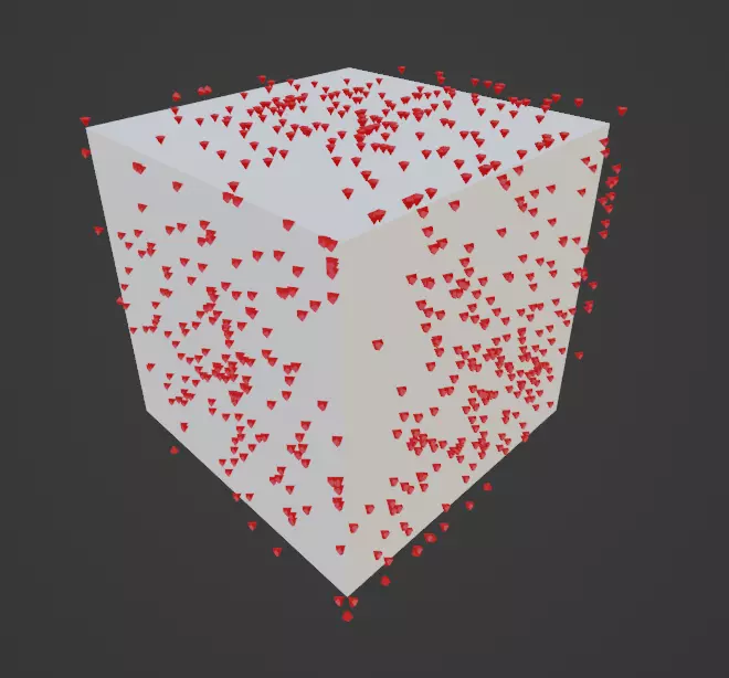 GeoNode setup for distributing nodes on surface Free 3D model