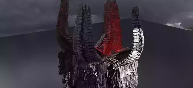 Alien Spine Tower Claw   3D model