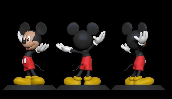 MICKEY MOUSE 3D MODEL 3D print model_1