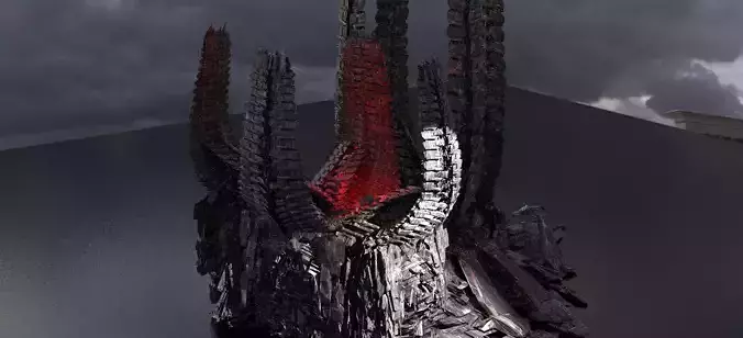 Alien Spine Tower City 6 Kitbash