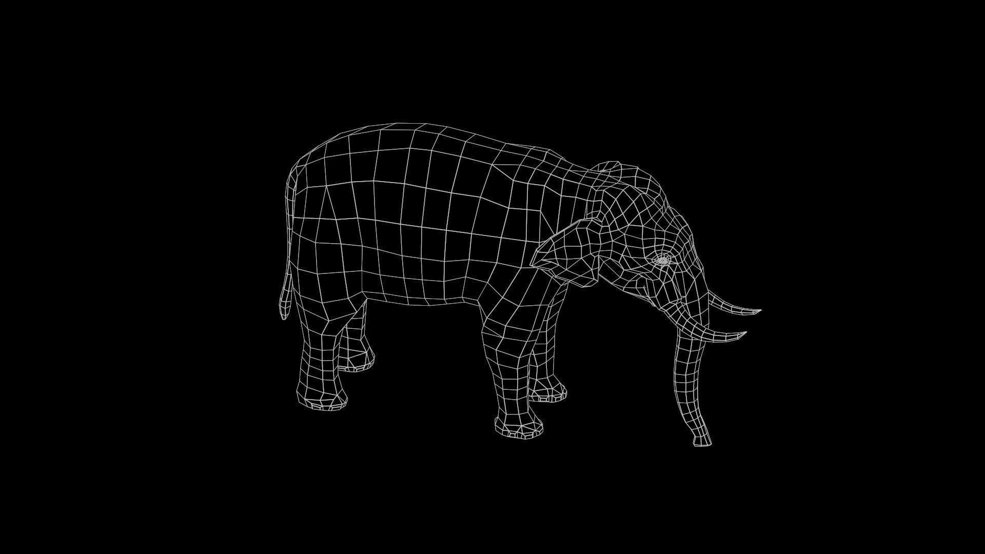 African Elephant 3D model_26