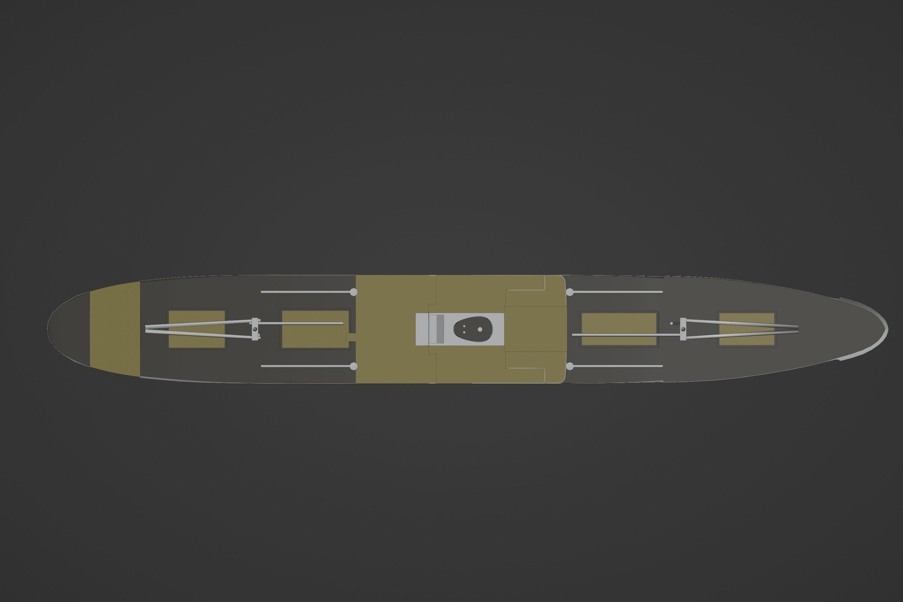 simple model MS Mickiewicz ex Gladys Dan - motor cargo ship 3D model_7