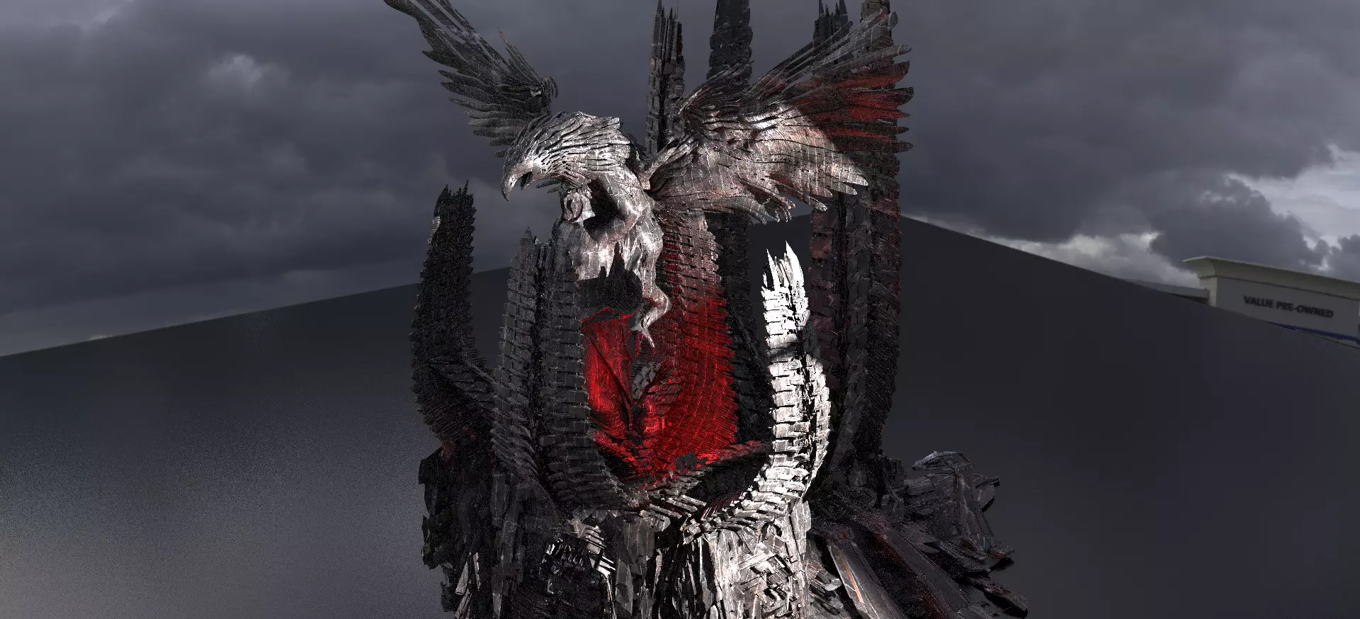 Alien Spine City Kiktbash  3D model_0