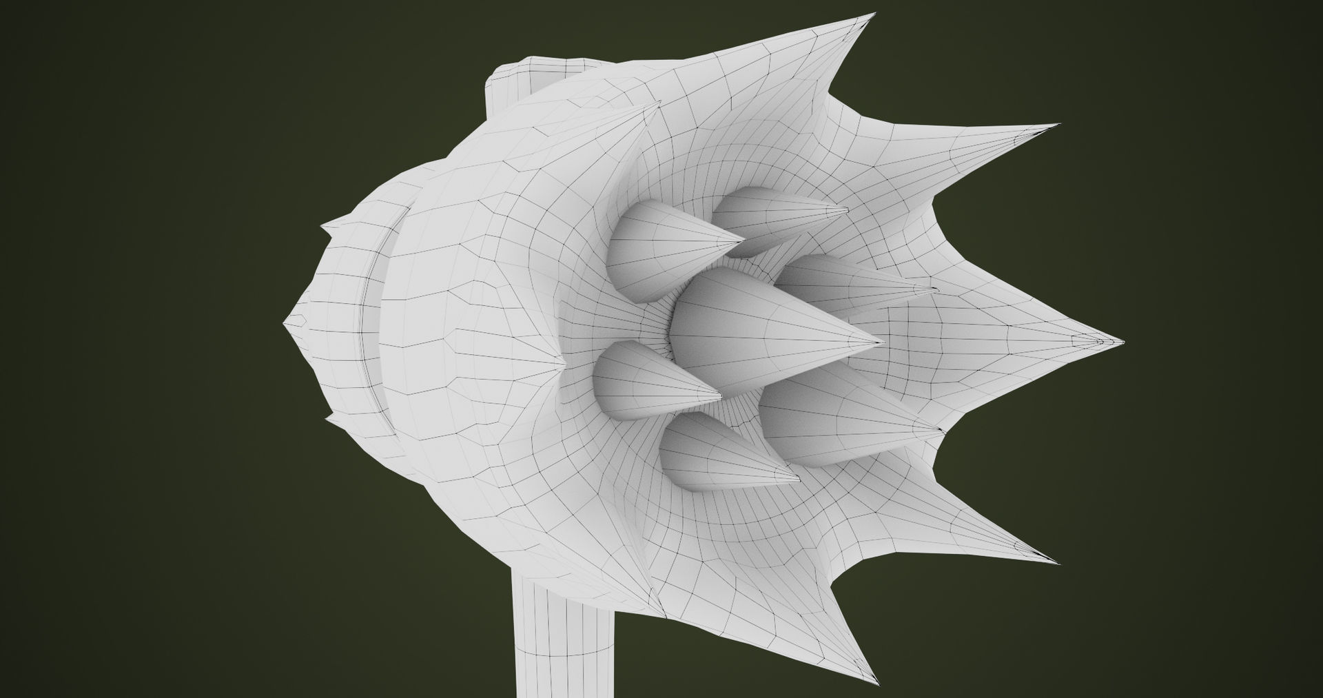 Dragon Skin War Hammer All PBR Unity UE Textures Included  Low-poly 3D model_34