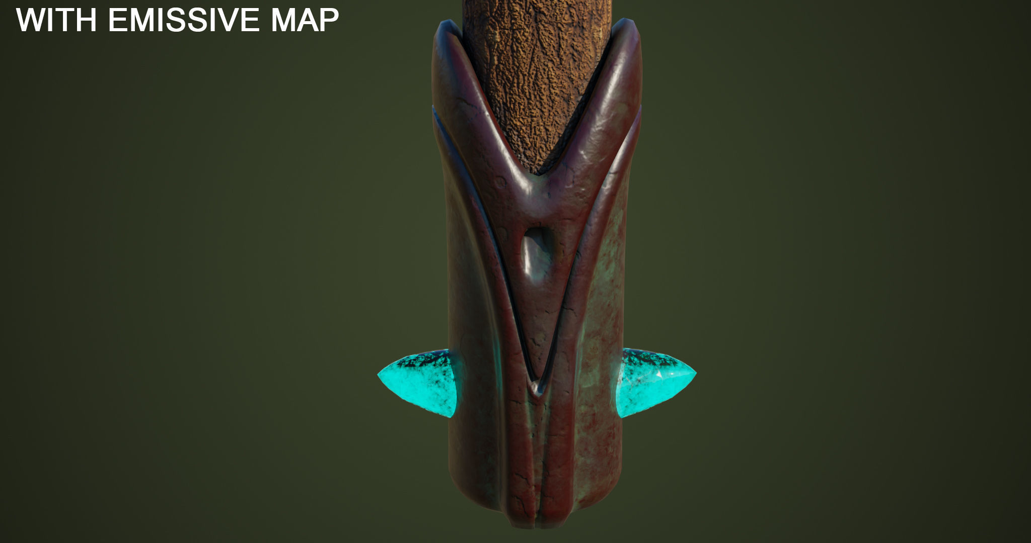 Dragon Skin War Hammer All PBR Unity UE Textures Included  Low-poly 3D model_25