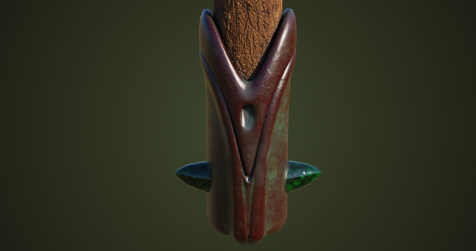 Dragon Skin War Hammer All PBR Unity UE Textures Included  Low-poly 3D model_24