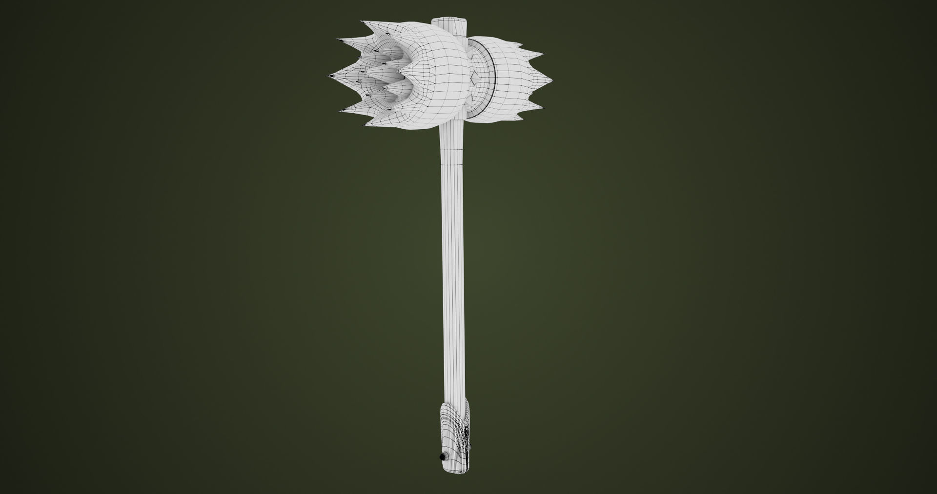 Dragon Skin War Hammer All PBR Unity UE Textures Included  Low-poly 3D model_27