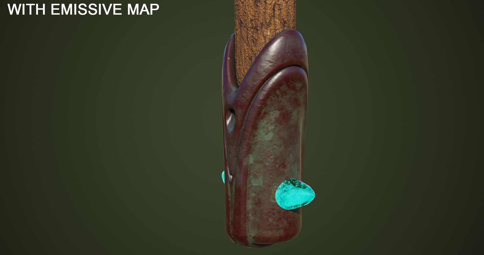 Dragon Skin War Hammer All PBR Unity UE Textures Included  Low-poly 3D model_23