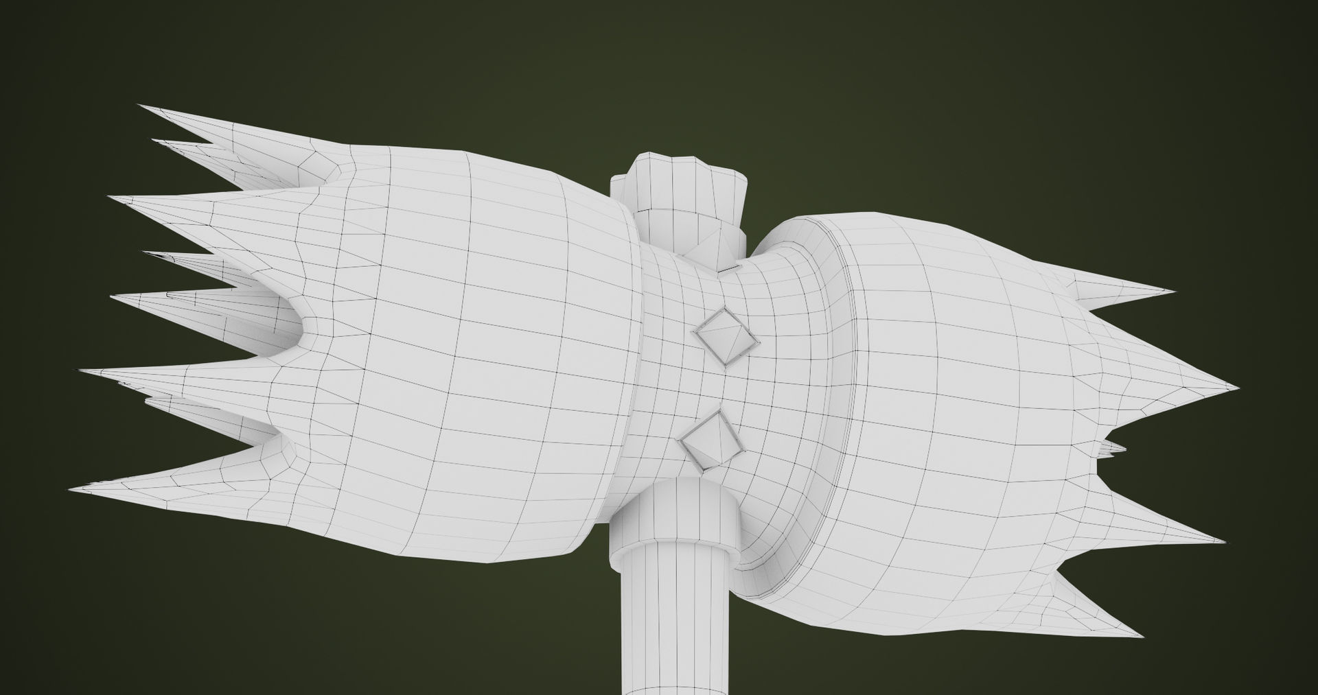 Dragon Skin War Hammer All PBR Unity UE Textures Included  Low-poly 3D model_33