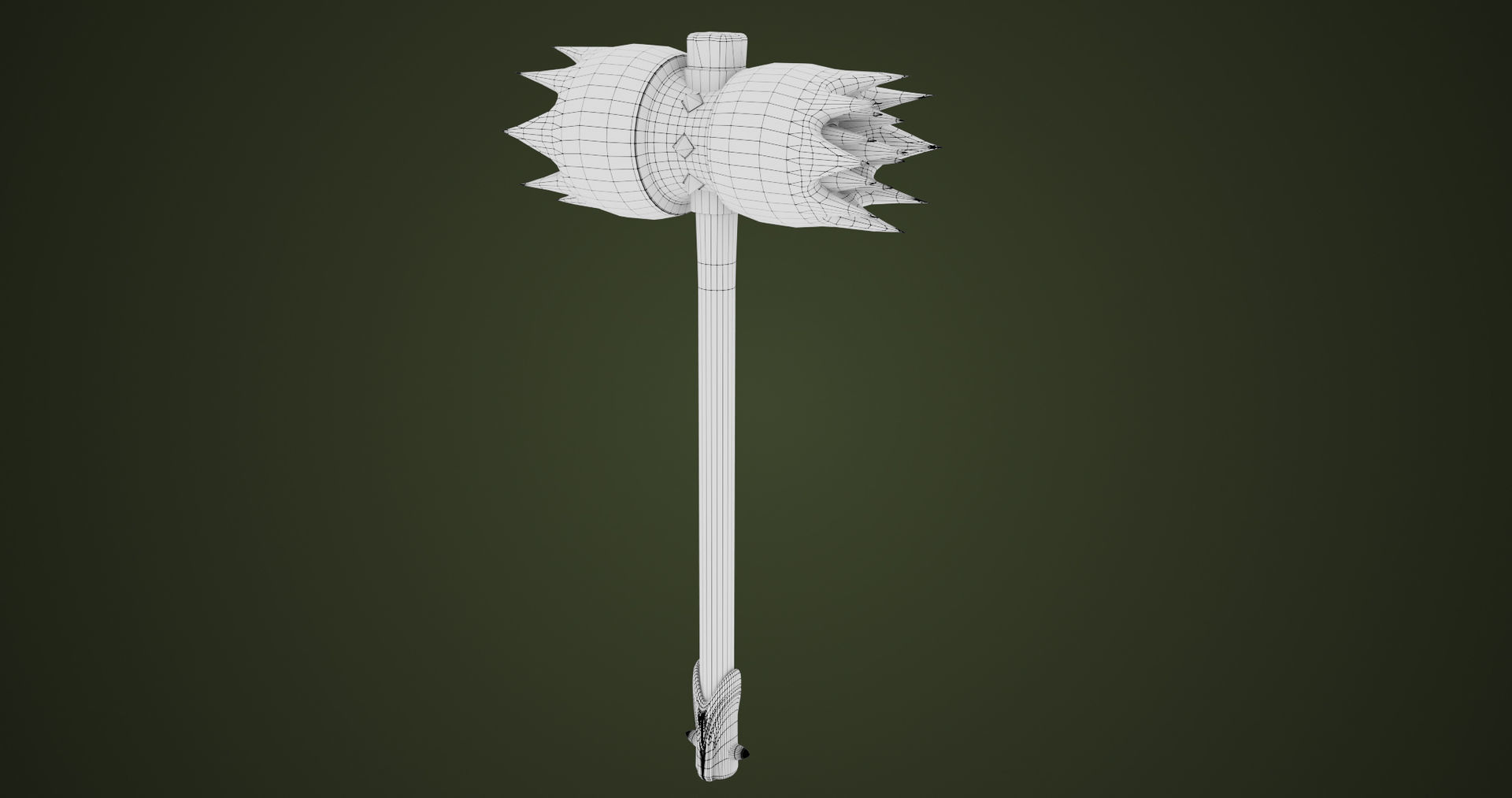 Dragon Skin War Hammer All PBR Unity UE Textures Included  Low-poly 3D model_29