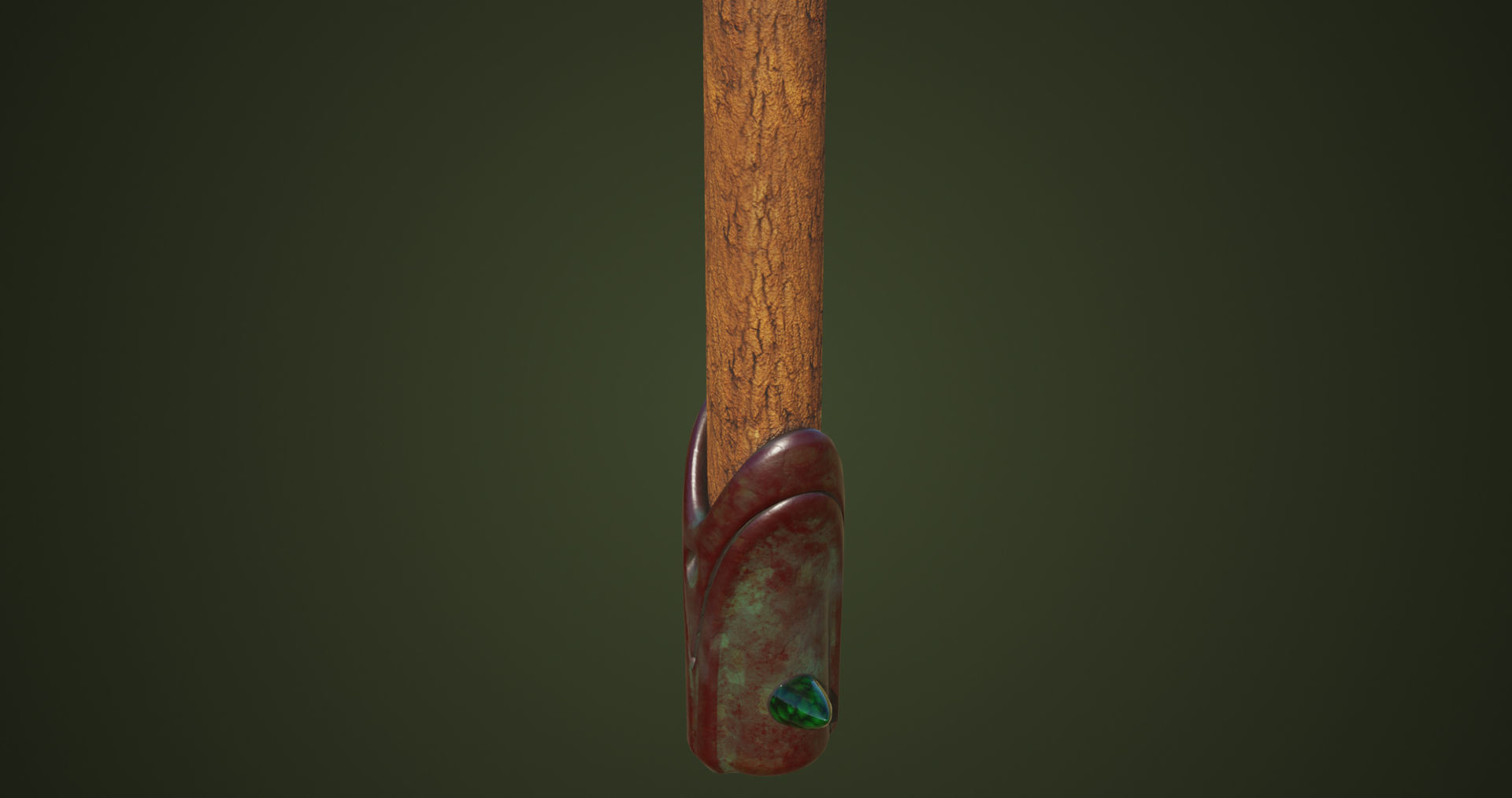 Dragon Skin War Hammer All PBR Unity UE Textures Included  Low-poly 3D model_15