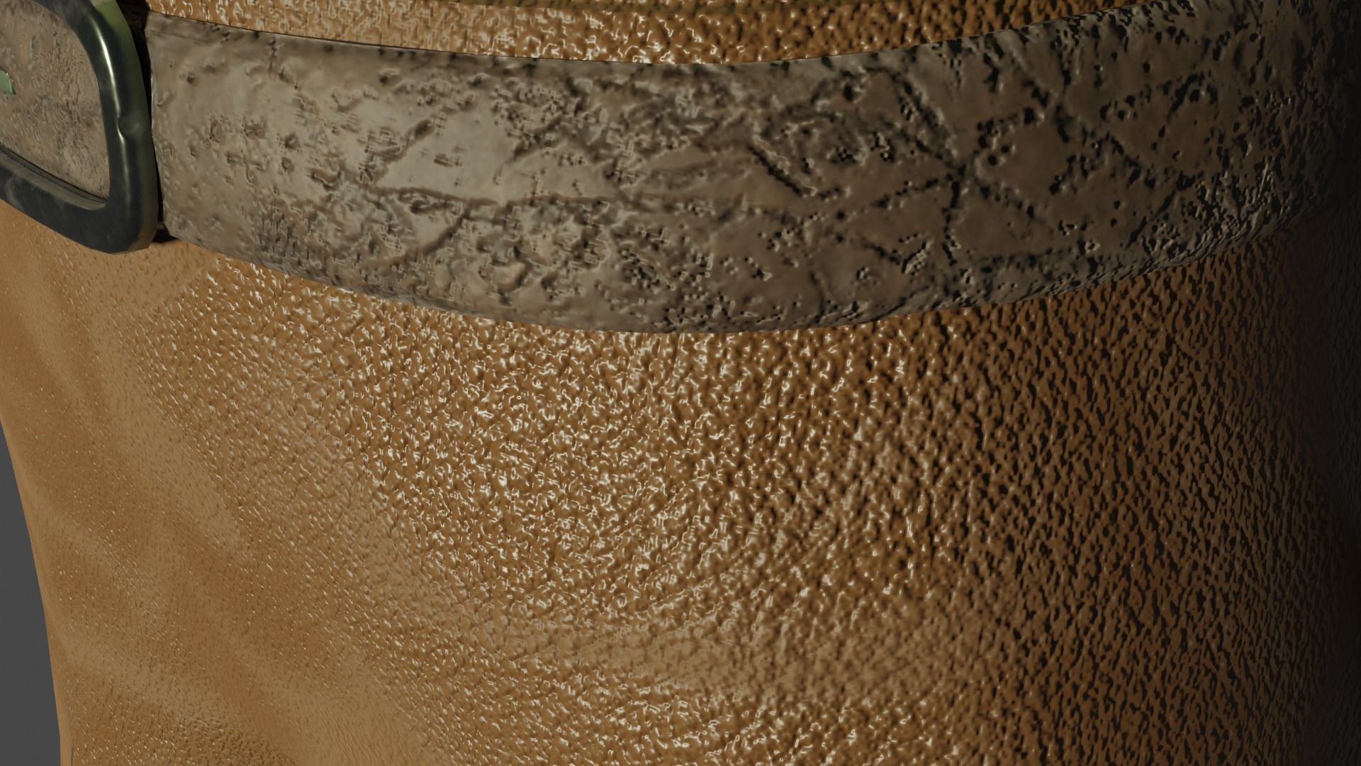 FROG-SHARKMAN FANTASY CHARACTER - LOWPOLY AND PBR Low-poly 3D model_15