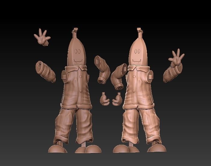 Bananas and Pajamas 3d model 3D print model_2