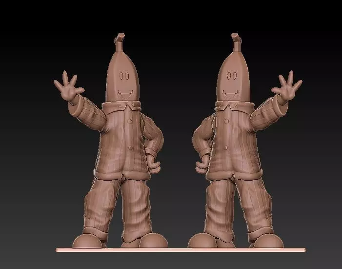 Bananas and Pajamas 3d model 3D print model_0