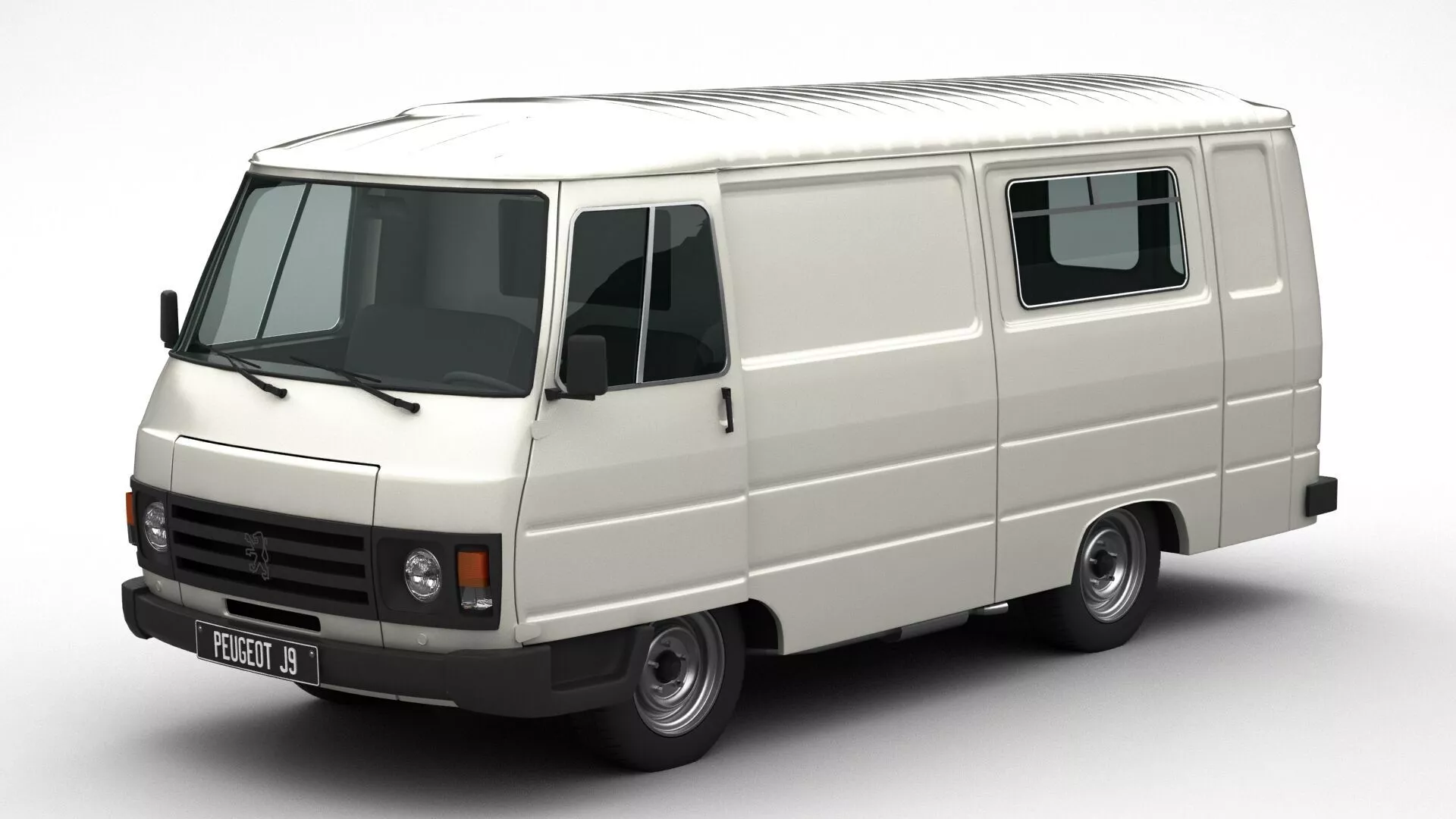Peugeot J9 Van 1981 3D model