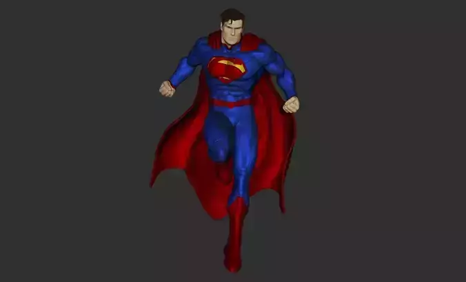 New 52 Superman Fanart 3D Model 3D print model