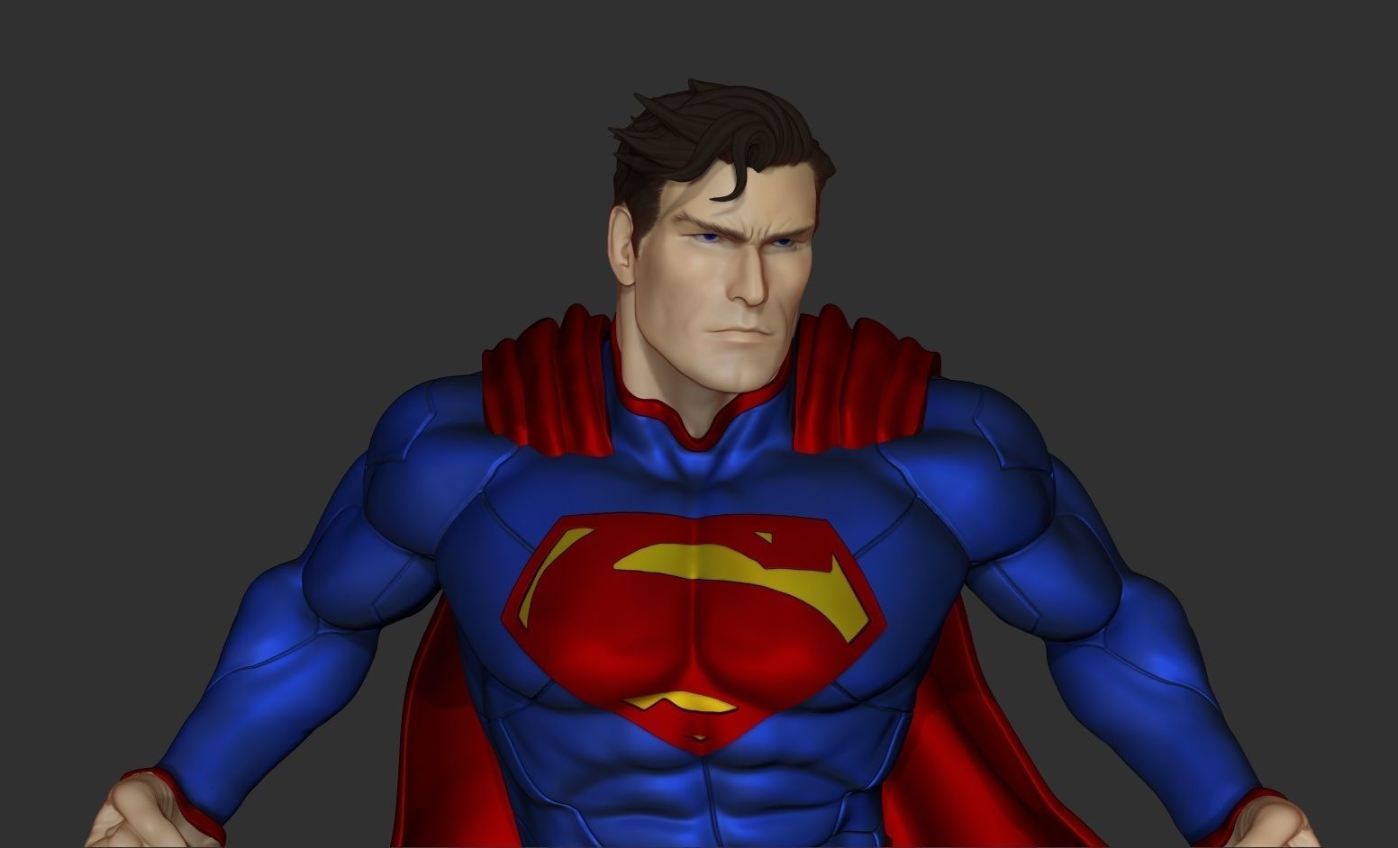 New 52 Superman Fanart 3D Model 3D print model_4