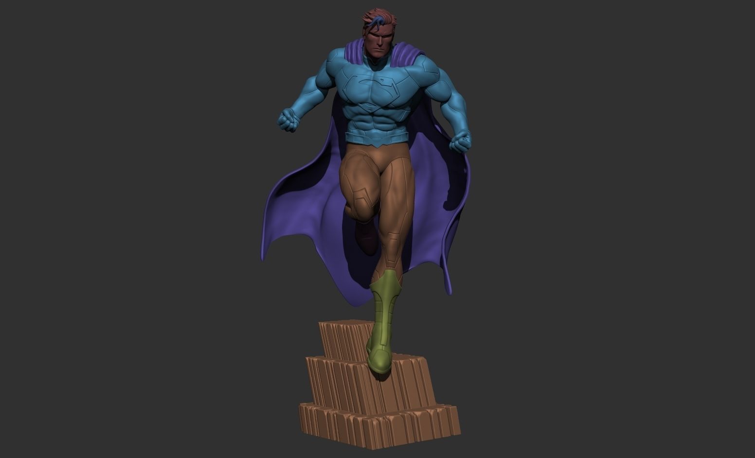 New 52 Superman Fanart 3D Model 3D print model_9