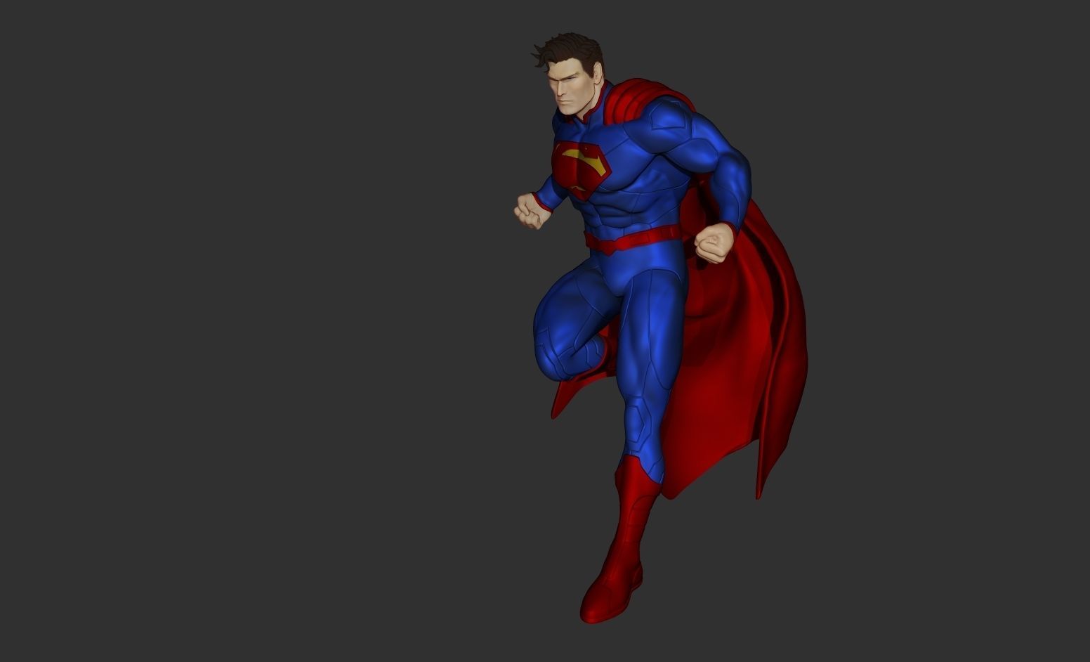 New 52 Superman Fanart 3D Model 3D print model_2