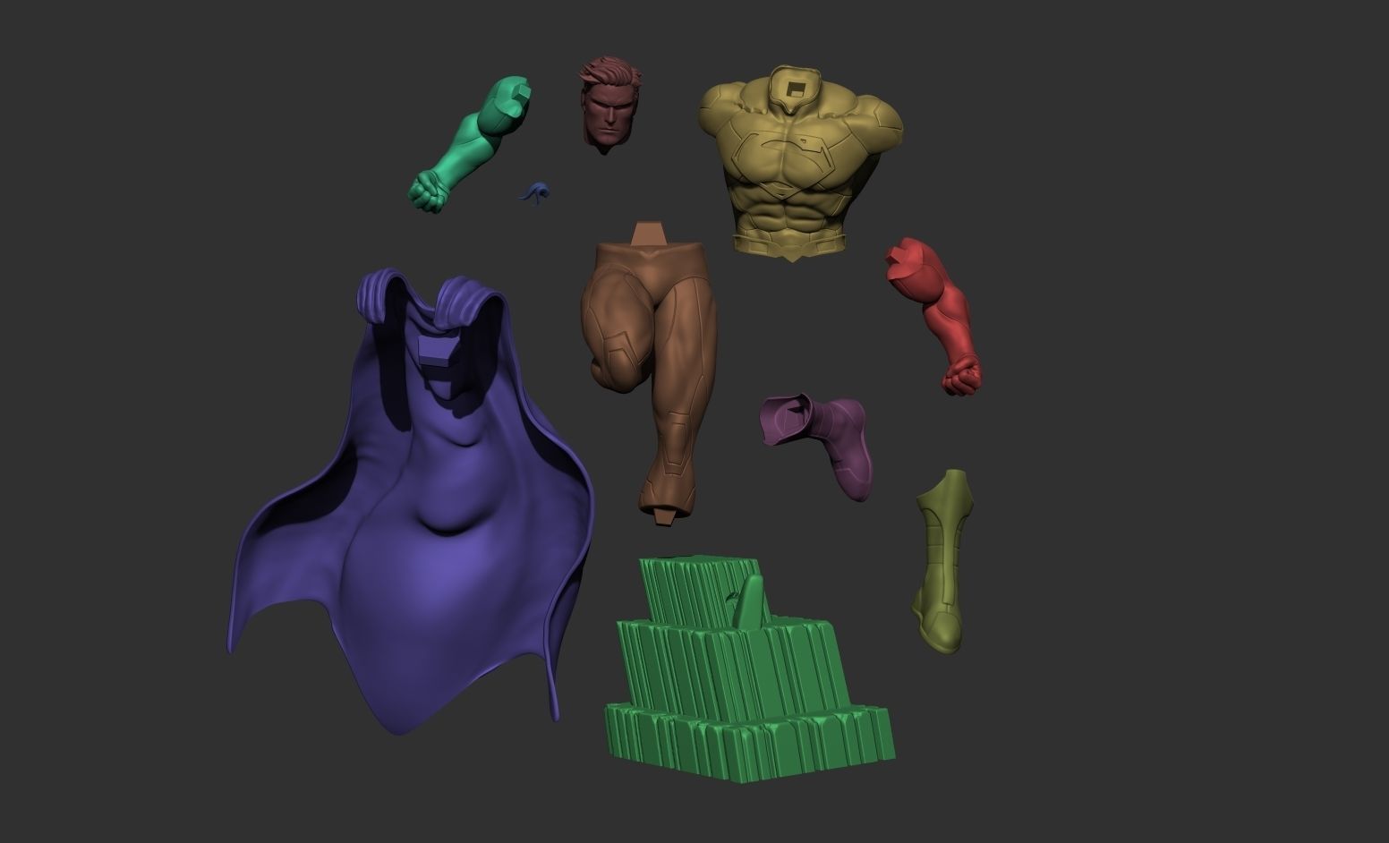 New 52 Superman Fanart 3D Model 3D print model_10