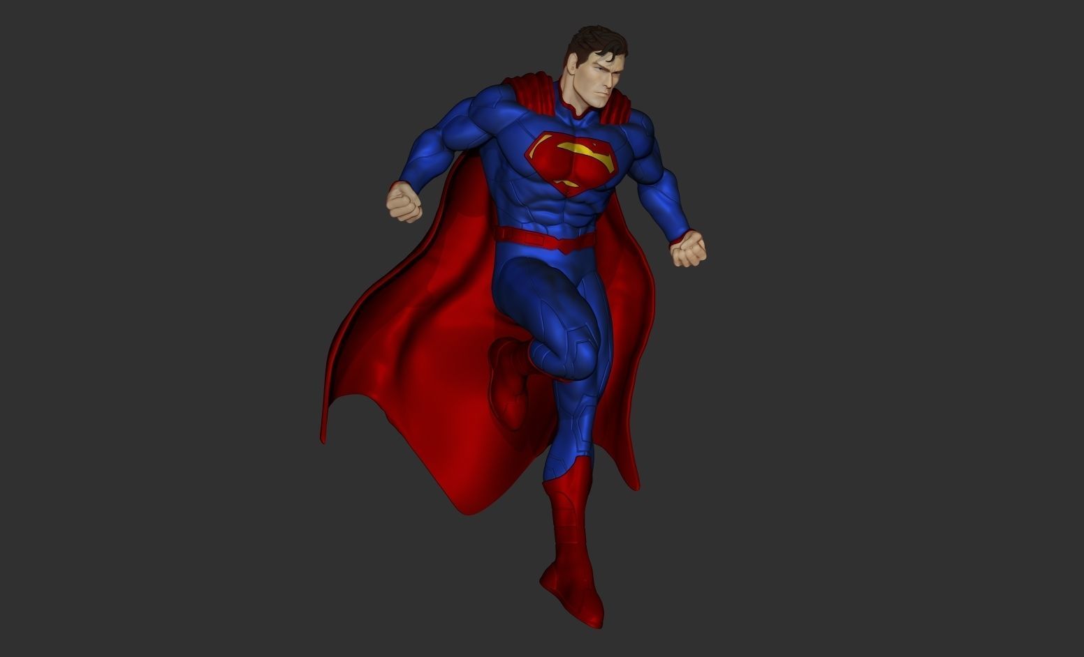 New 52 Superman Fanart 3D Model 3D print model_1