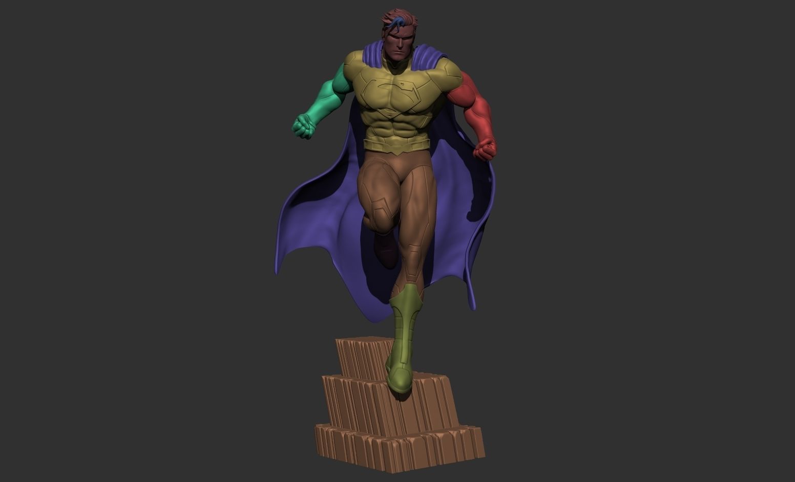 New 52 Superman Fanart 3D Model 3D print model_8
