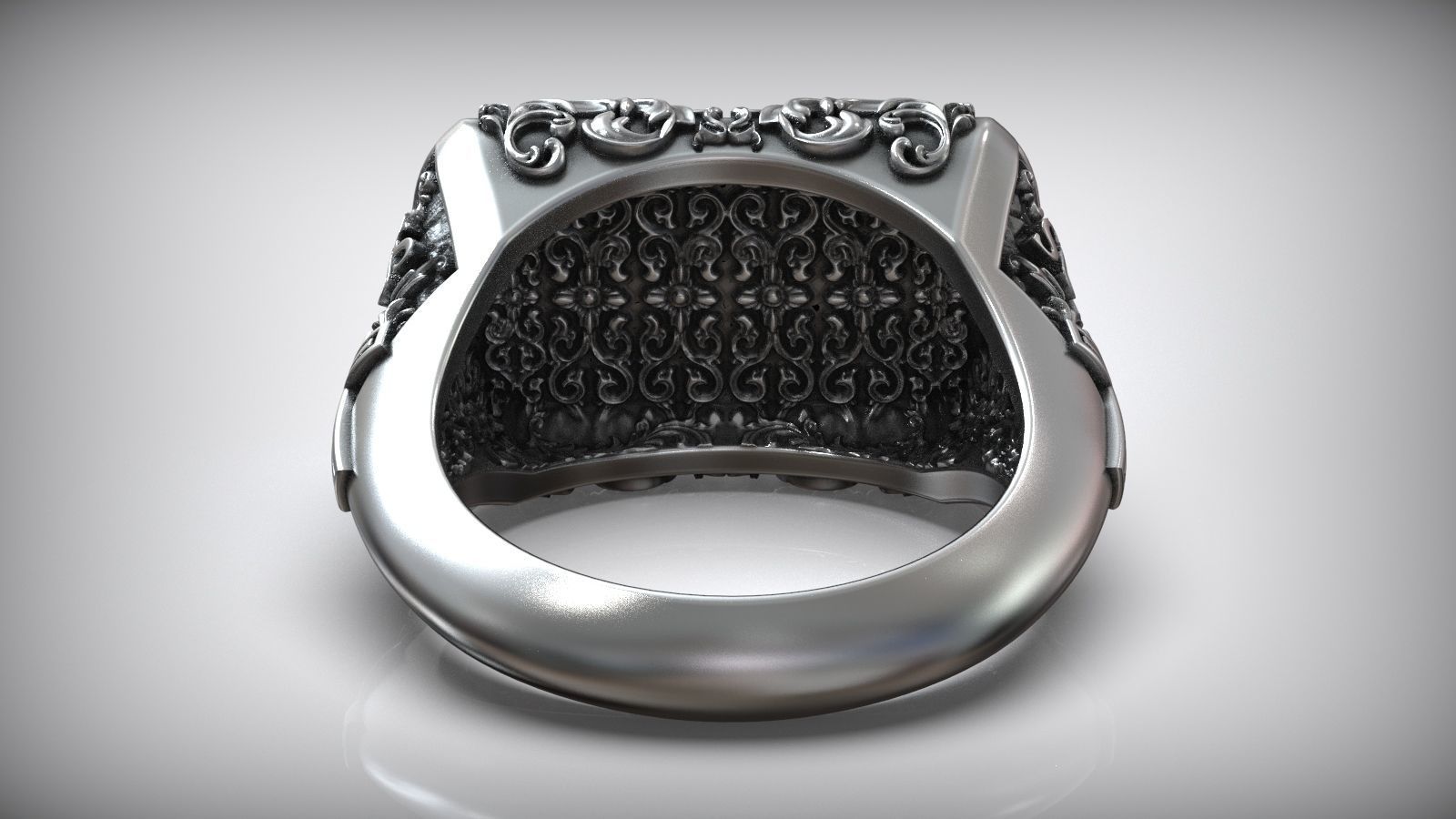 Jesus Christ The Last Supper Leonardo Pattern Signet 3D print model_7